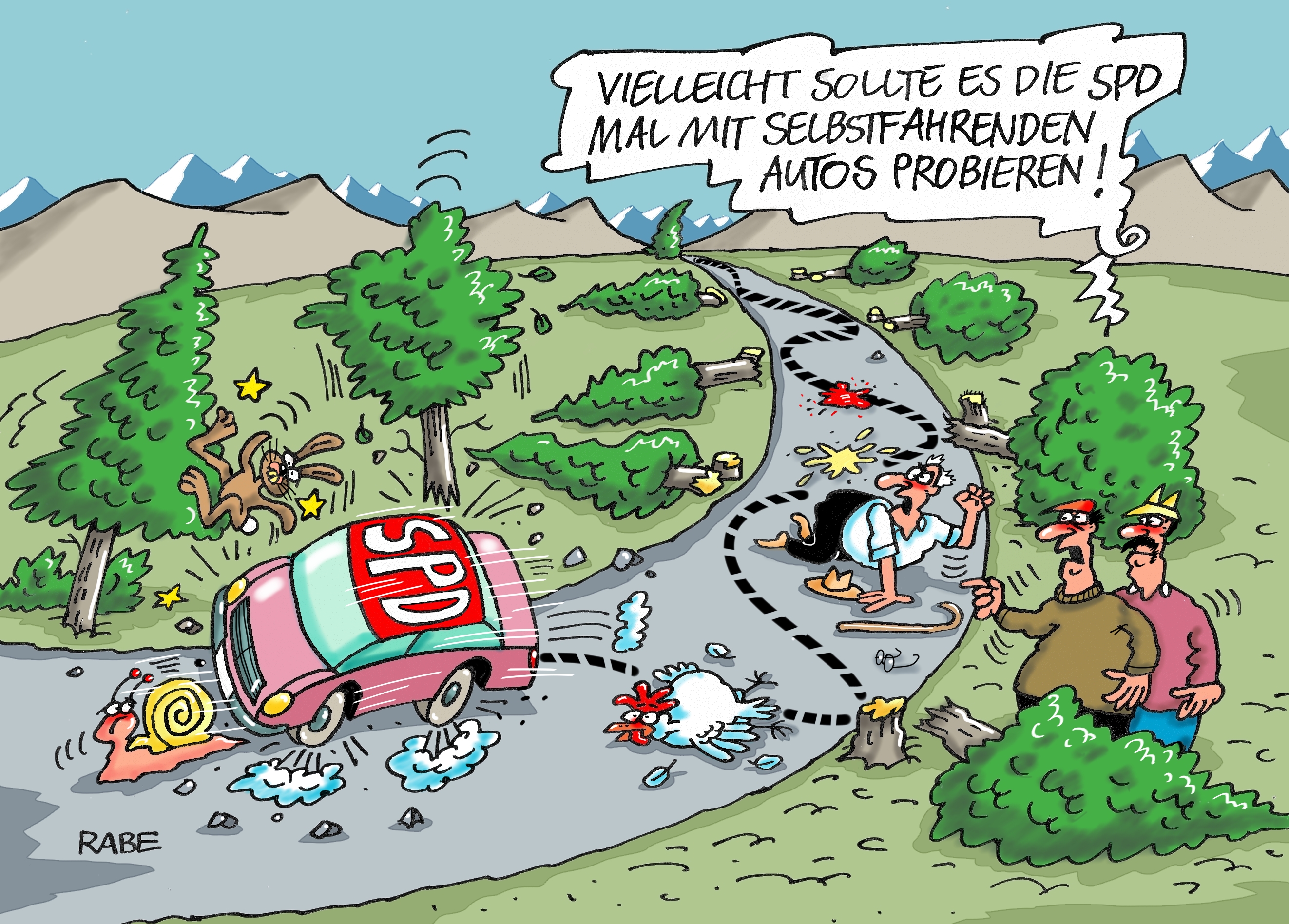 Karikatur von Ralf Böhme