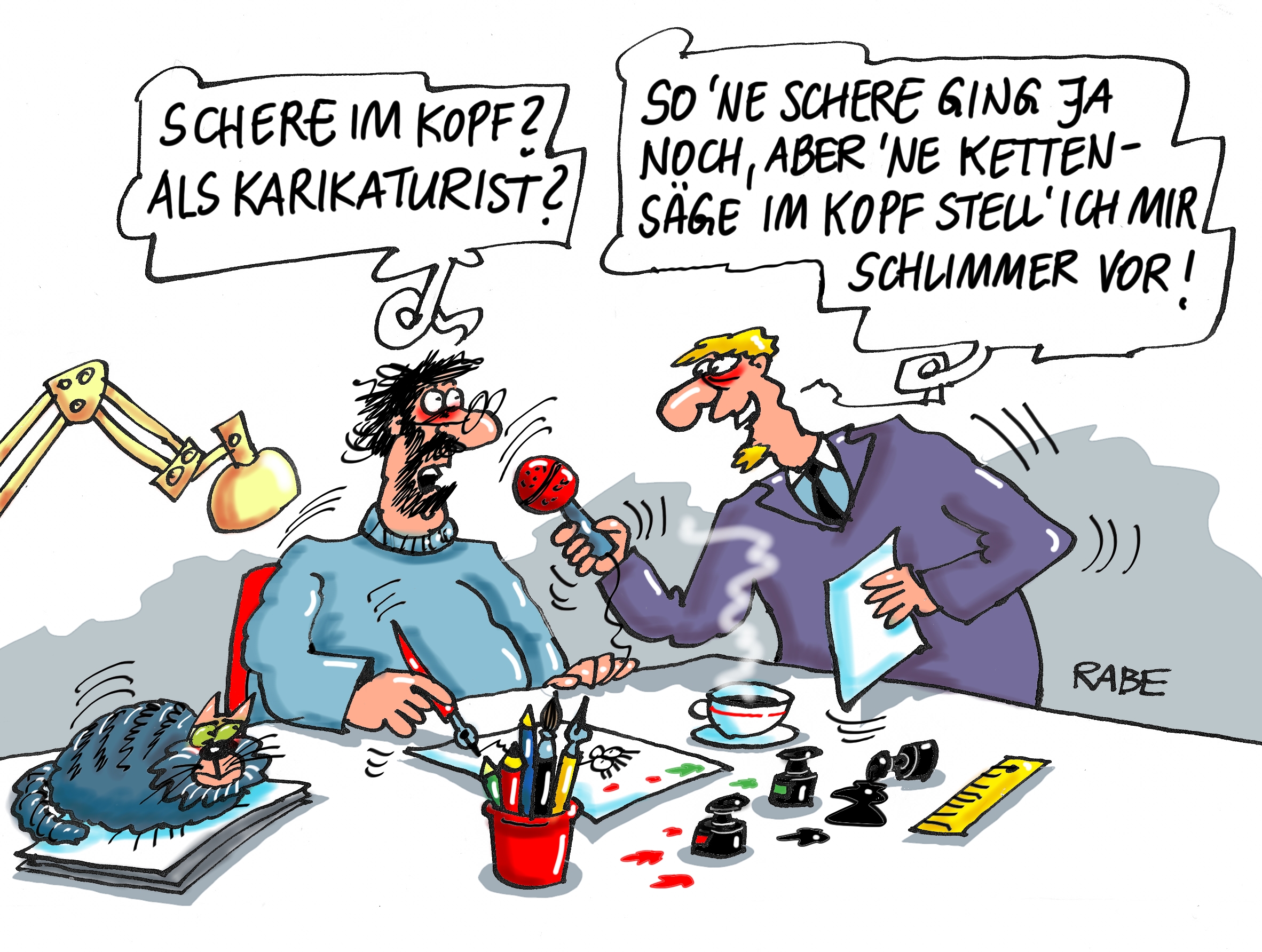 Karikatur von Ralf Böhme