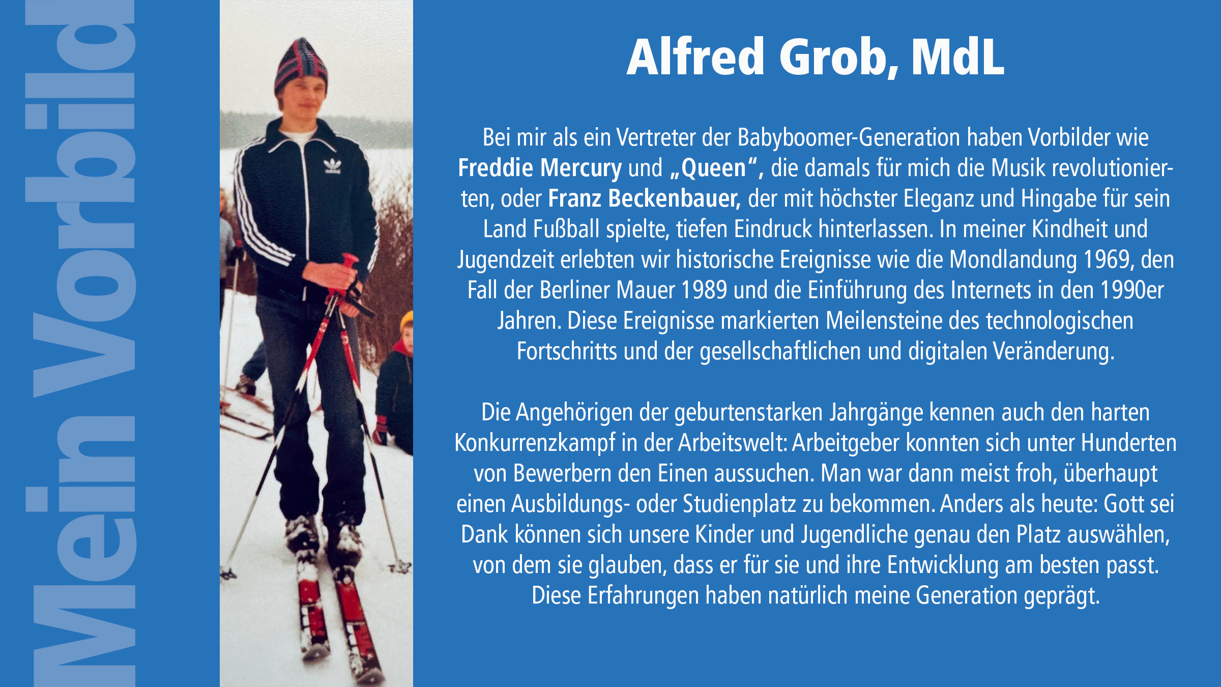 Wer war Ihr Vorbild? Beitrag von Alfred Grob