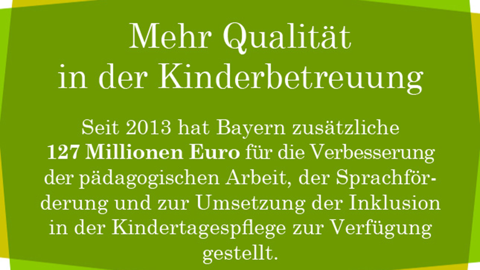 Fakten zum Beitrag "Familienland Bayern"