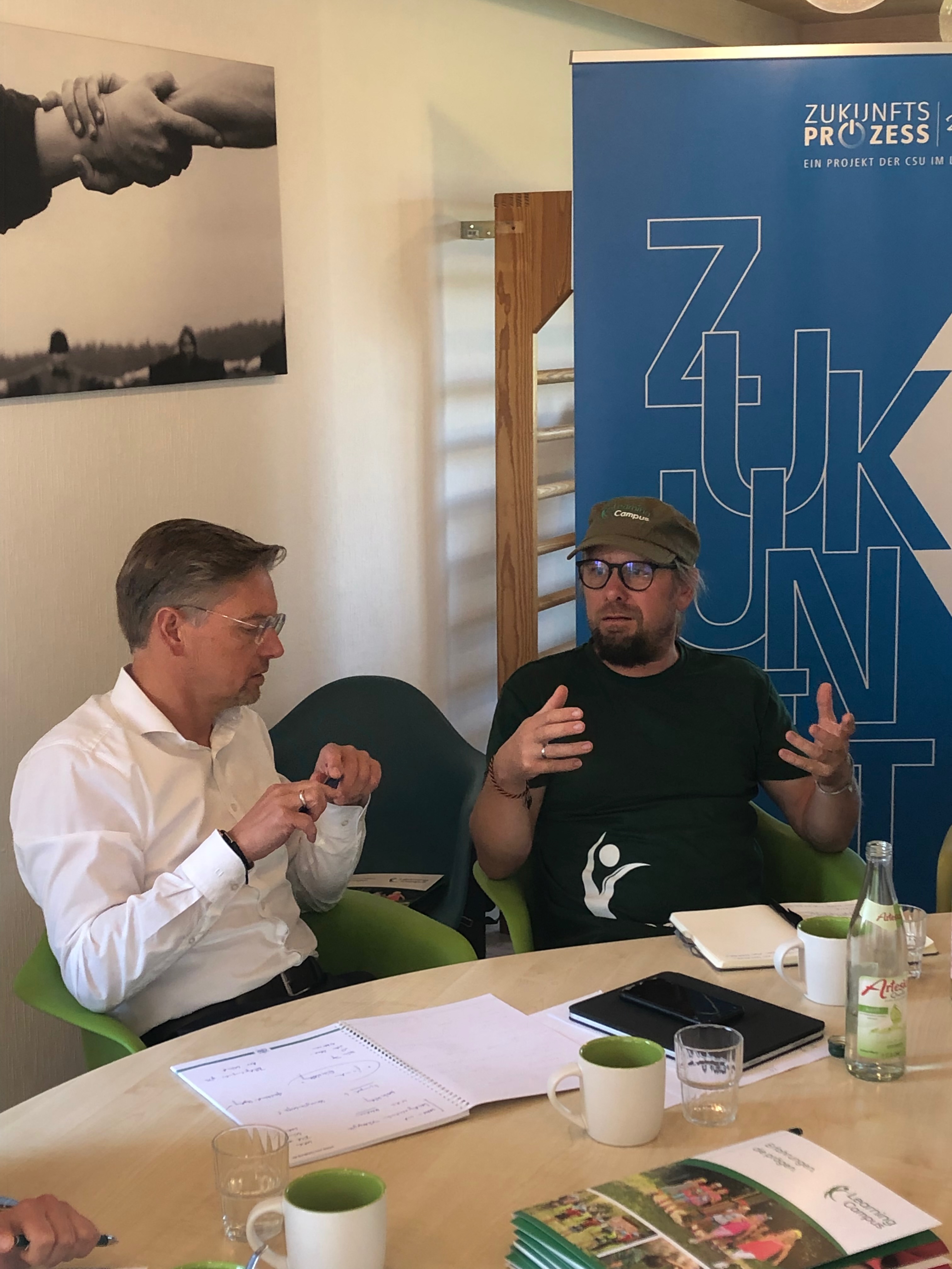 Tobias Reiß MdL - Stephan Müller (Geschäftsführer Learning Campus)