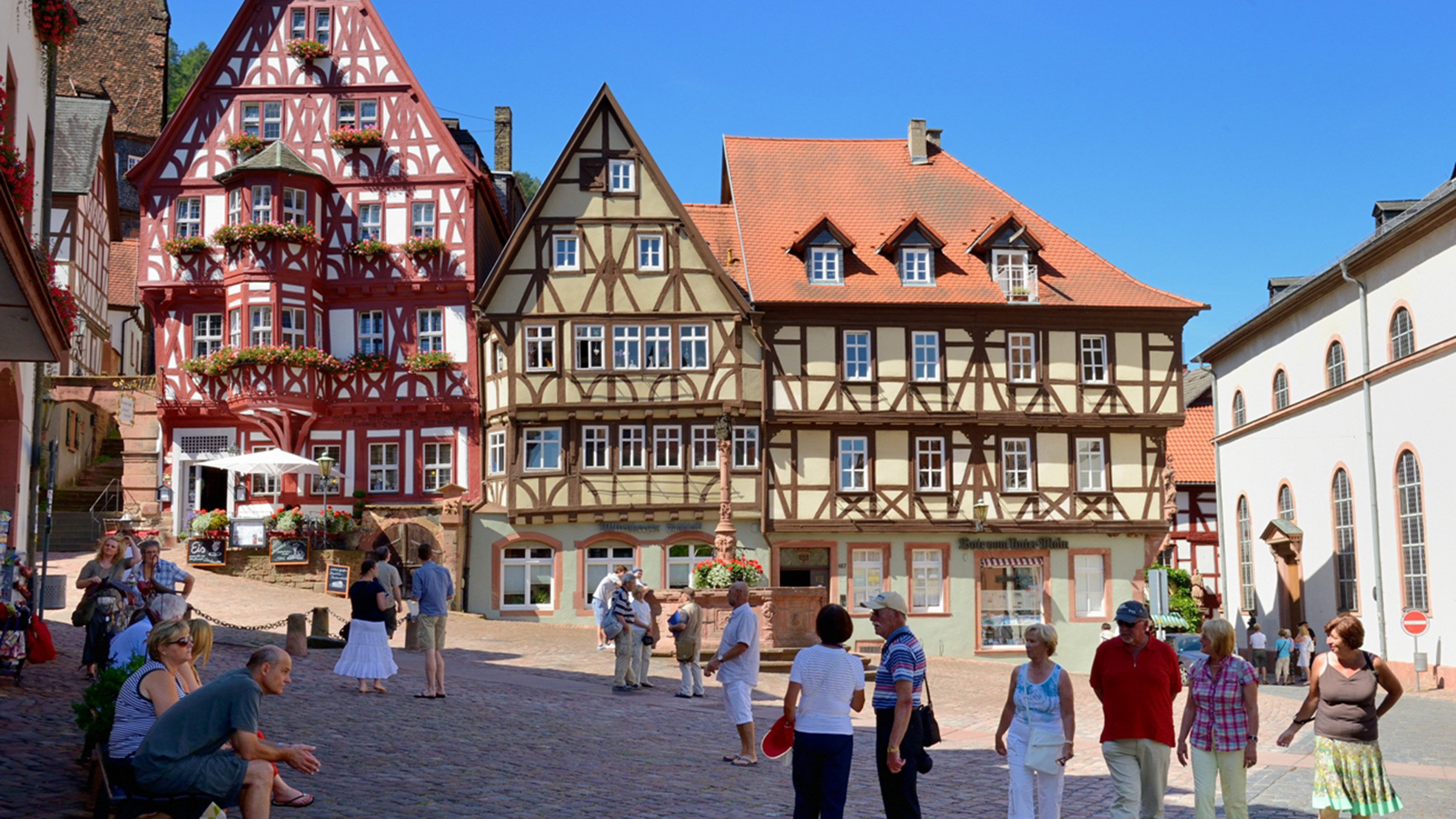 Marktplatz am Schnatterloch in Miltenberg