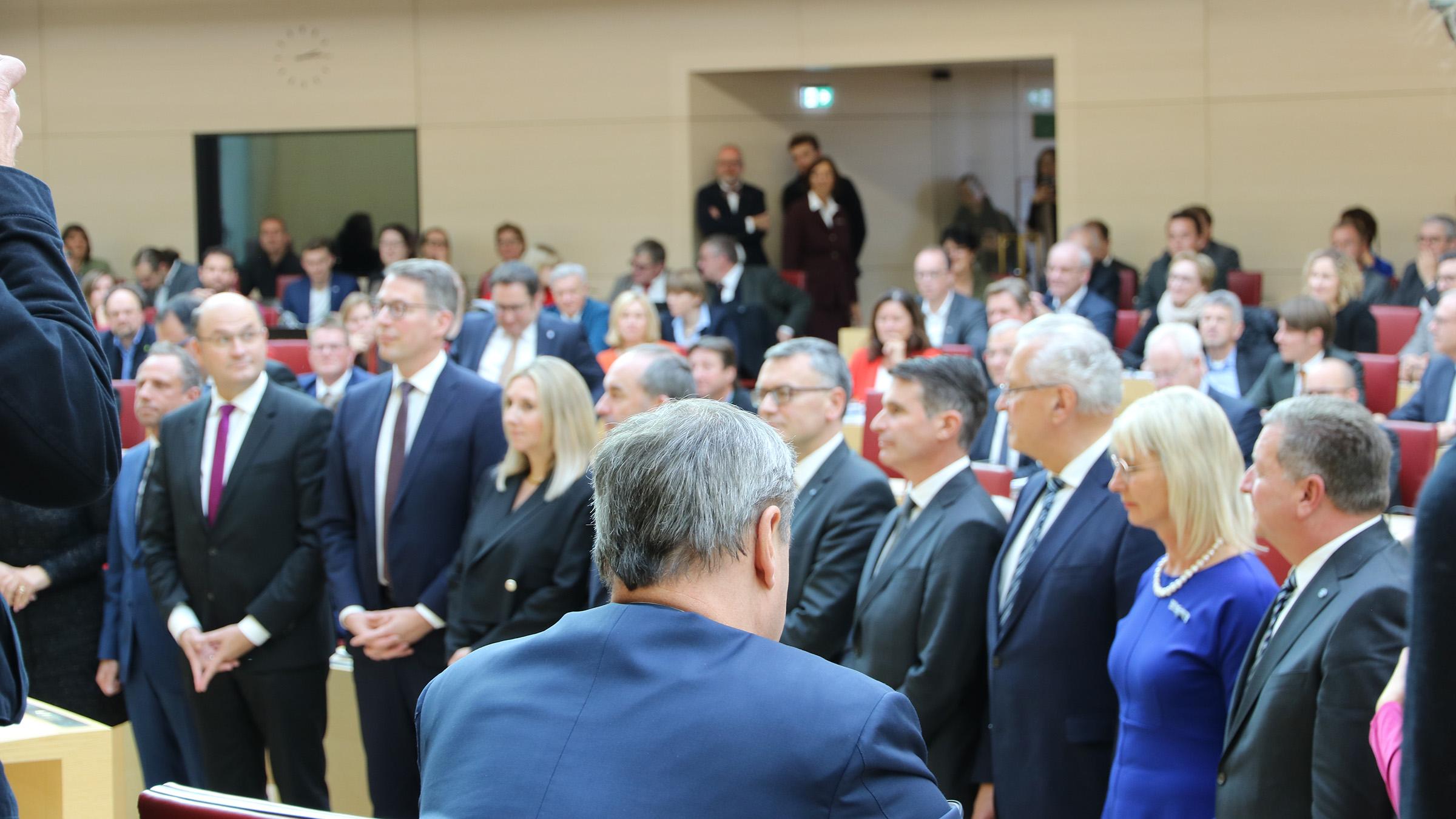 Vereidigung der Ministerinnen und Minister 2023 im Bayerischen Landtag