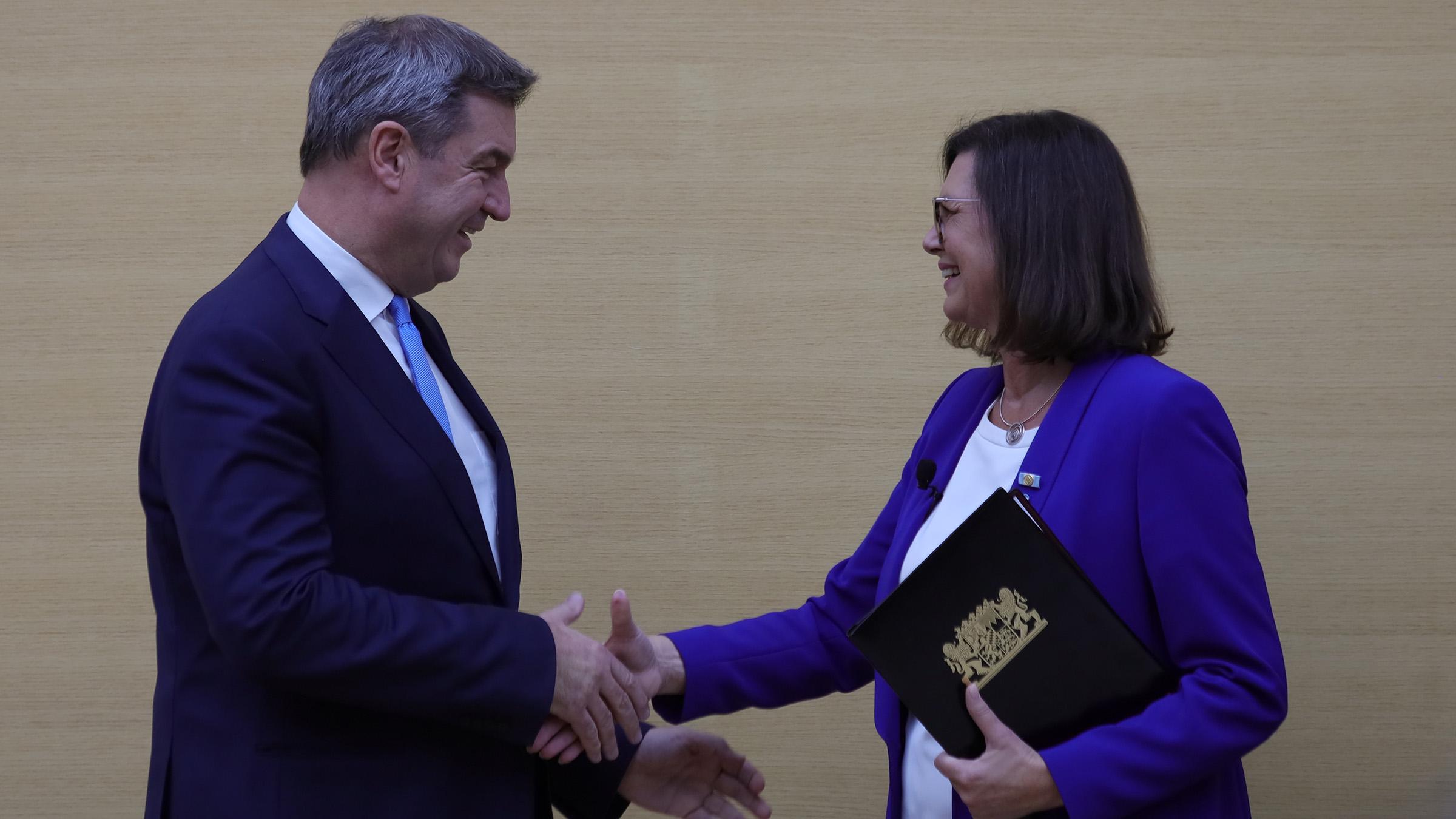 Wahl des Ministerpräsidenten Dr. Markus Söder 2023
