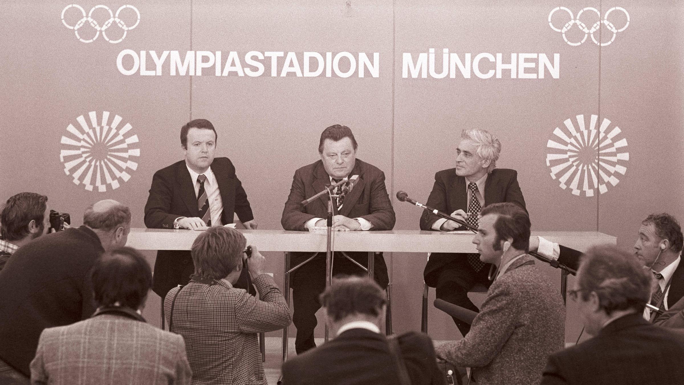 Pressekonferenz mit Rabanus Winfried in der 8. Wahlperiode