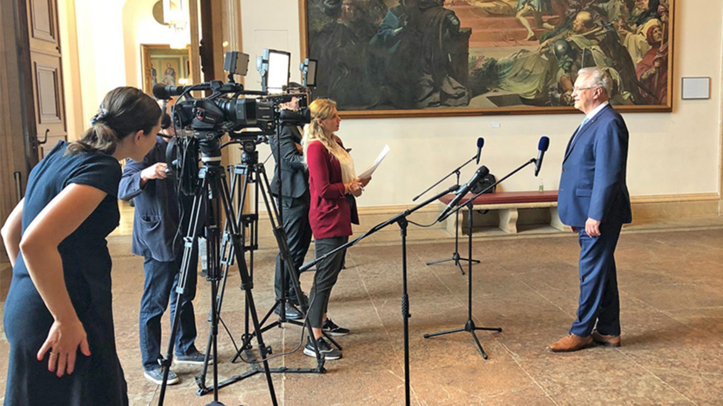Bildergalerie zum Beitrag "Politik macht keine Pause"