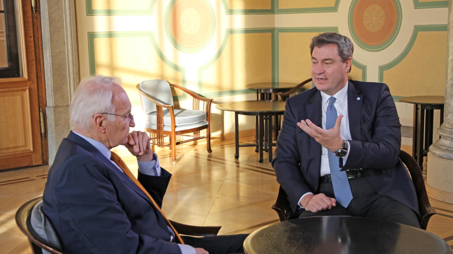 Markus Söder und Edmund Stoiber